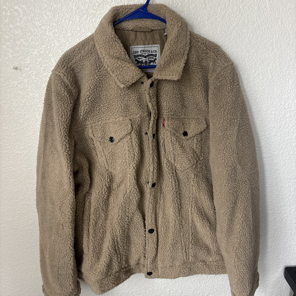 Levi's Men's Sherpa Jacket Size‎ XL - Picture 8 of 11